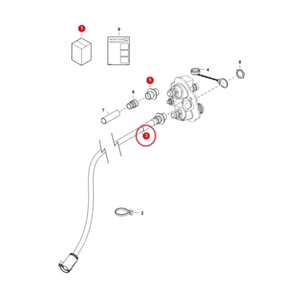 ACD Input Harness 7175321 compatible with Bobcat S510 S530 S550 S570 S590 S595 S630 S650 S740 S750 S770 S850