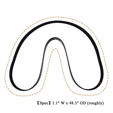 Alternator Belt 8PK2053 1393280 for use with Kenworth Peterbilt Paccar Engine MX13