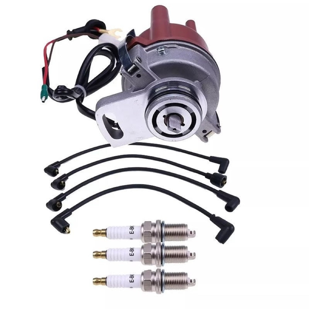 Distributor With Spark Plug & Wires EG283-68800 12691-67540 12599-67710 Kubota Engine DF750 DF752 WG600 WG750 WG752