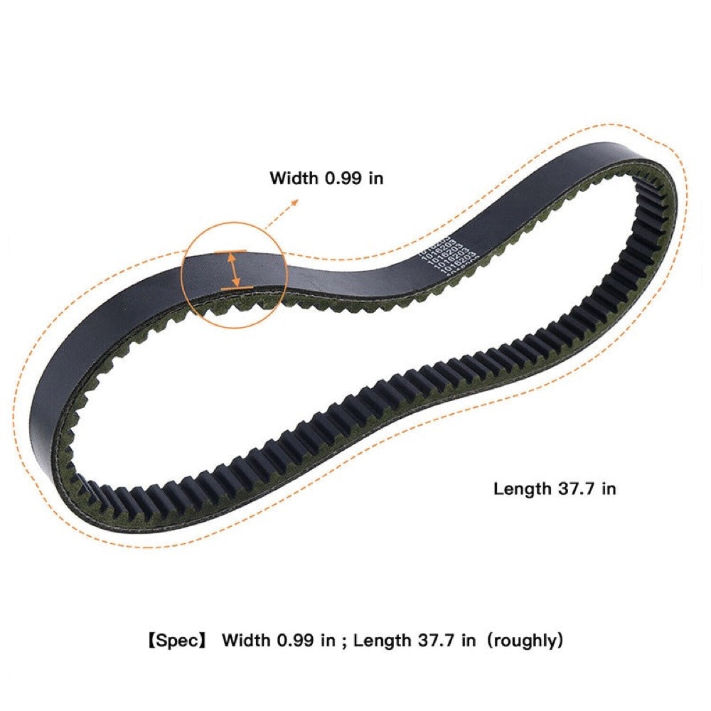 Drive Belt 1016203 suitable for Club Car Precedent 2004-23 Golf Cart Gas DS 1992-23
