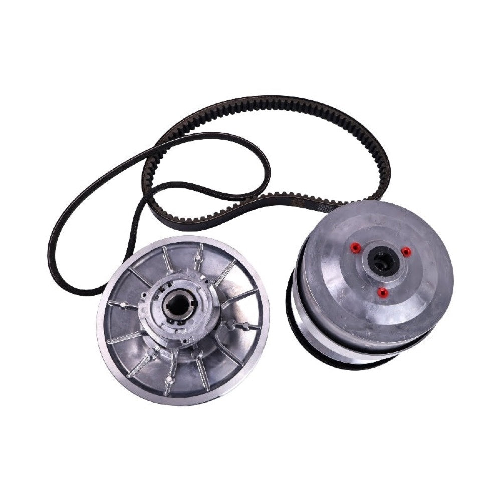 Drive Driven Clutch & Belt Set 101832902 101834001 compatible with Club Car Golf Cart DS Precedent