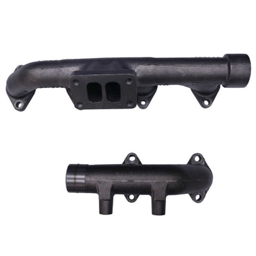 Exhaust Manifold Long 3964070 + Short 3937477 for use with Cummins Engine 8.3 8.9 8.3C QSC ISC ISL QSL L8.9
