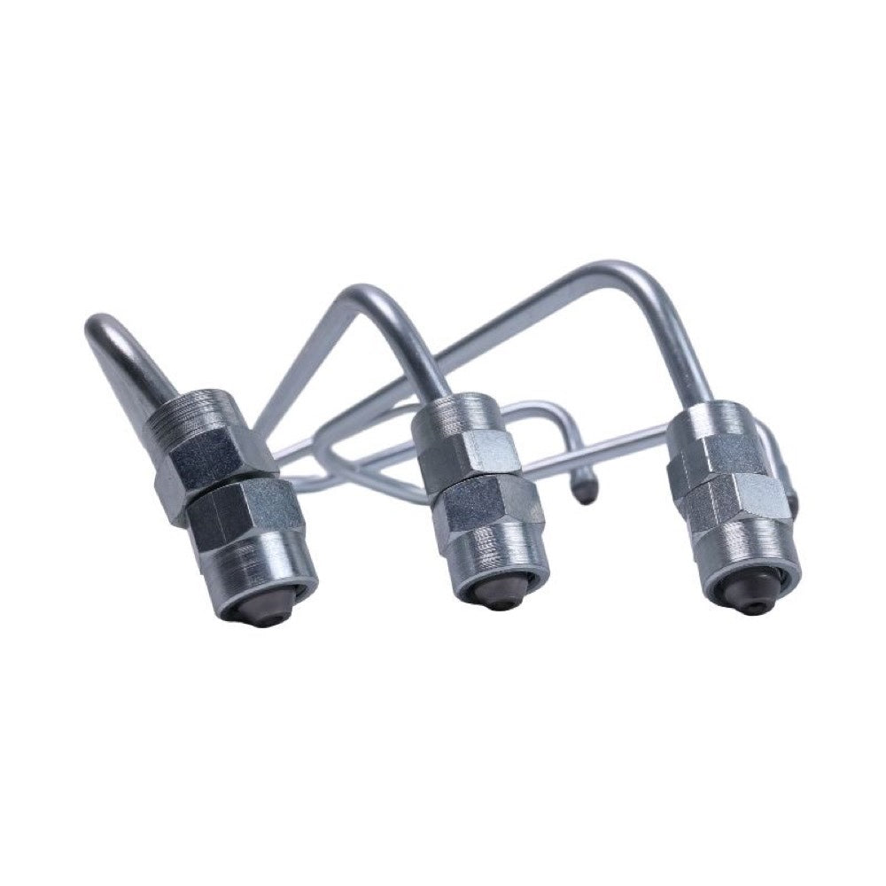 Fuel Injector Pipe Set fits Kubota Engine D1402 Bobcat Skid Steer Loader 643 645 743