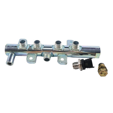 Fuel Manifold 3977727 for use with Cummins Engine 6B5.9 6C8.3 B3.3 ISBE4 ISB4.5 ISD4.5 QSB4.5 Hyundai Loader HL730-7A HL730-9 HL730TM-7A HL730TM-9
