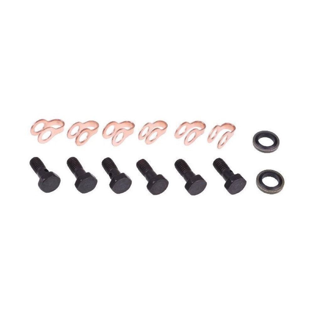 Fuel Return Line Bolt Kit 3918188 3905307 3903380 for use with Cummins Engine 4B3.9 6B5.9 6C8.3 QSL9 Hyundai Excavator R140LC-7 R160LC-3 R210LC-7