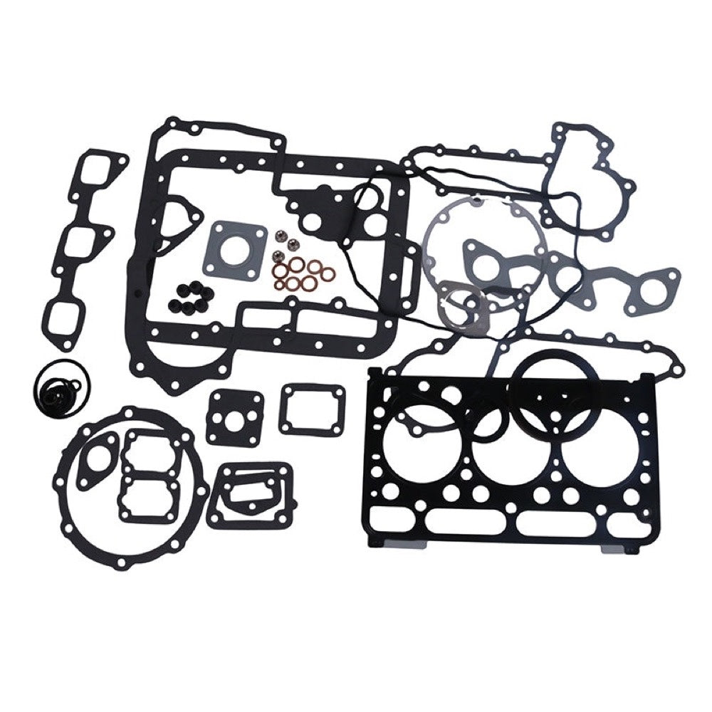 Full Overhaul Gasket Kit compatible with Kubota Engine D1503 D1503T Loader R420 Tractor L2800DT L2800F L3400DT L3400F