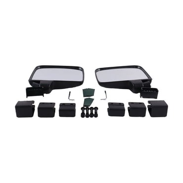 Golf Cart Mirror No-drilling Side Rear View Mirrors suitable for EZGO Club Car Yamaha