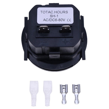 Hour Meter 10-80 Volts 19506GT for use with Genie Z-20/8 Z-20/8N Z-25/8 Z-30/20N Z-33/18 Z-34/22 Z-34/22N Z-40/23N Z-45/22 Z-45/22D Z-45/25 Z-45/25J Z-60/34 Z-62/40
