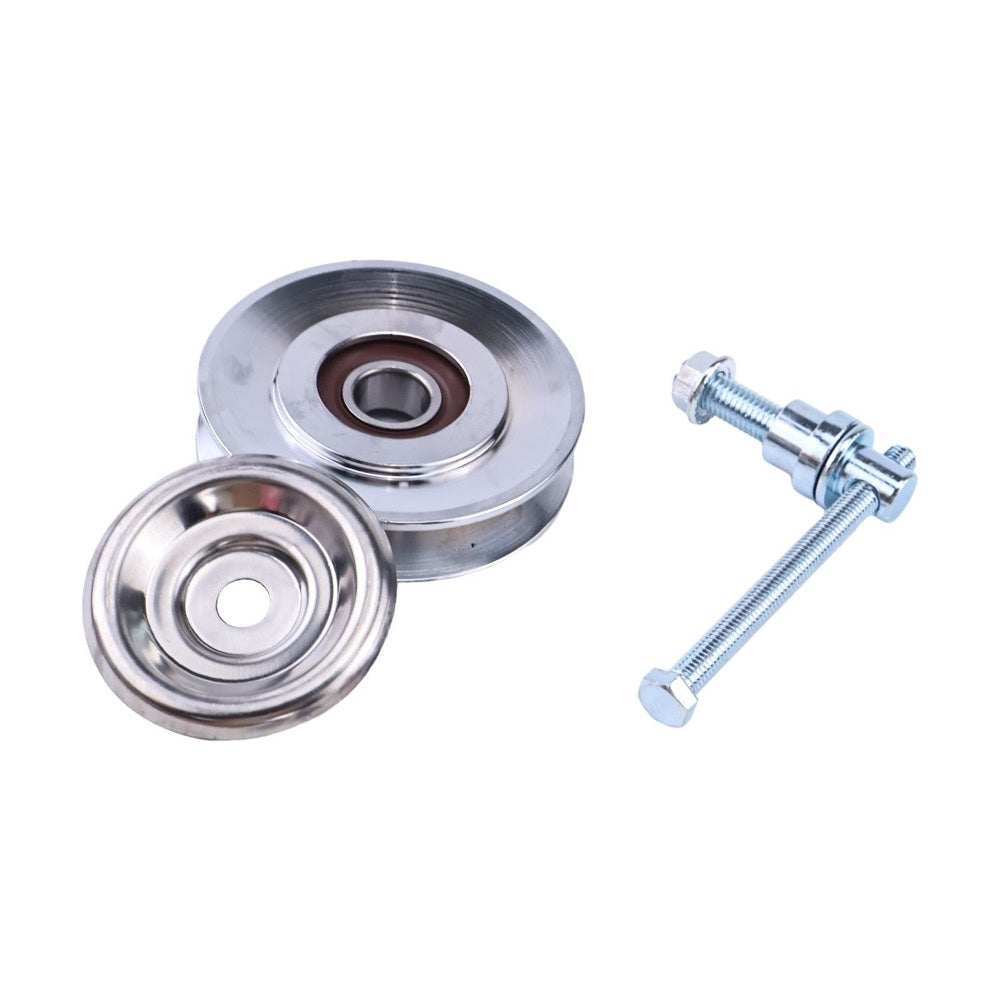 Idler Pulley 4346770 compatible with Isuzu Engine 4BG1 4HK1 6BG1 6HK1 Hitachi Excavator ZAXIS120-3 ZAXIS210F-3 ZAXIS250 EX160LC-5 EX80-5 ZAXIS230