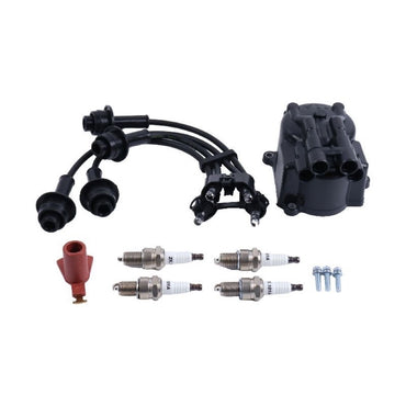 Ignition Tune Up Kit 19101-76007-71 19102-76009-71 90919-22132 9001A-98004 for use with Toyota 4Y Engine Forklift 5FG 6FG 7FG Series