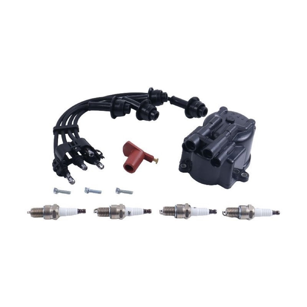 Ignition Tune Up Kit 19101-76007-71 19102-76009-71 90919-22132 9001A-98004 for use with Toyota 4Y Engine Forklift 5FG 6FG 7FG Series