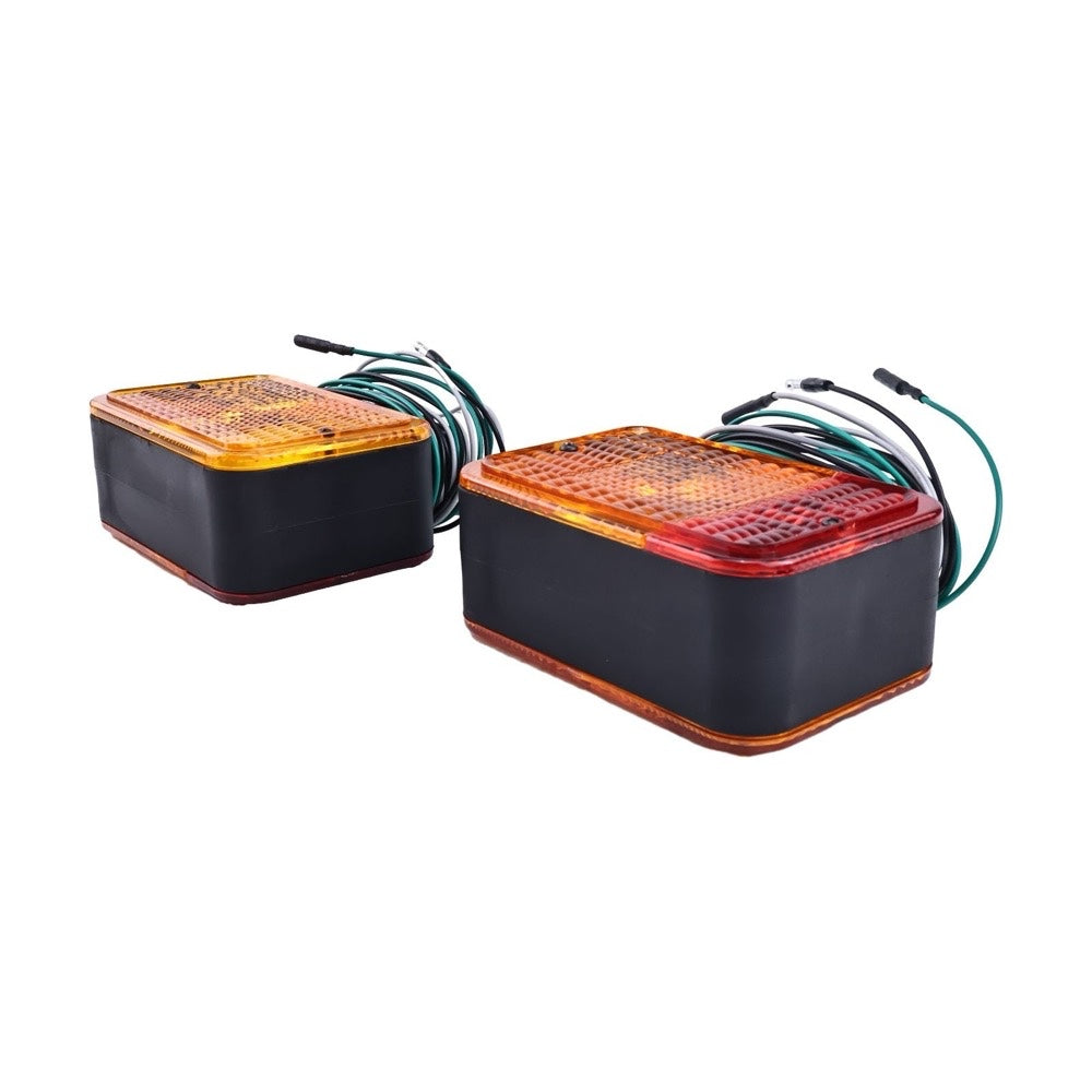 Left & Right Taillight Assembly LVA14365 LVA14366 compatible with John Deere Engine 4.5L 4045 Tractor 2027R 2305 2320 3120 3320 4200 4300