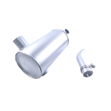 Muffler Silencer 4255657 fits Isuzu Engine 4BD1 Hitachi Excavator EX100-2 EX100-3 EX100M-2 EX100M-3