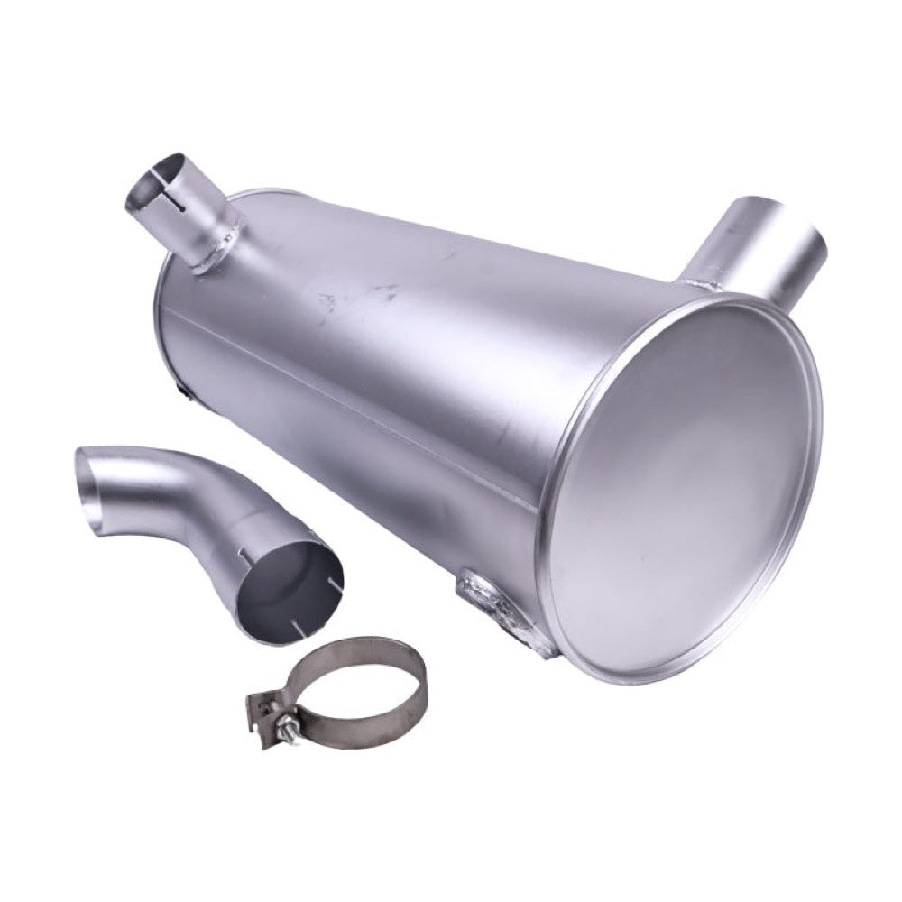 Muffler Silencer 4625214 compatible with Isuzu Engine 4HK1 Hitachi ZX200-3 ZX210H-3 ZX220W-3 ZX225US-3 ZX240-3 ZX250H-3 ZX280LC-3 ZX360W-3 John Deere 190DW 220DW 225DLC Excavator