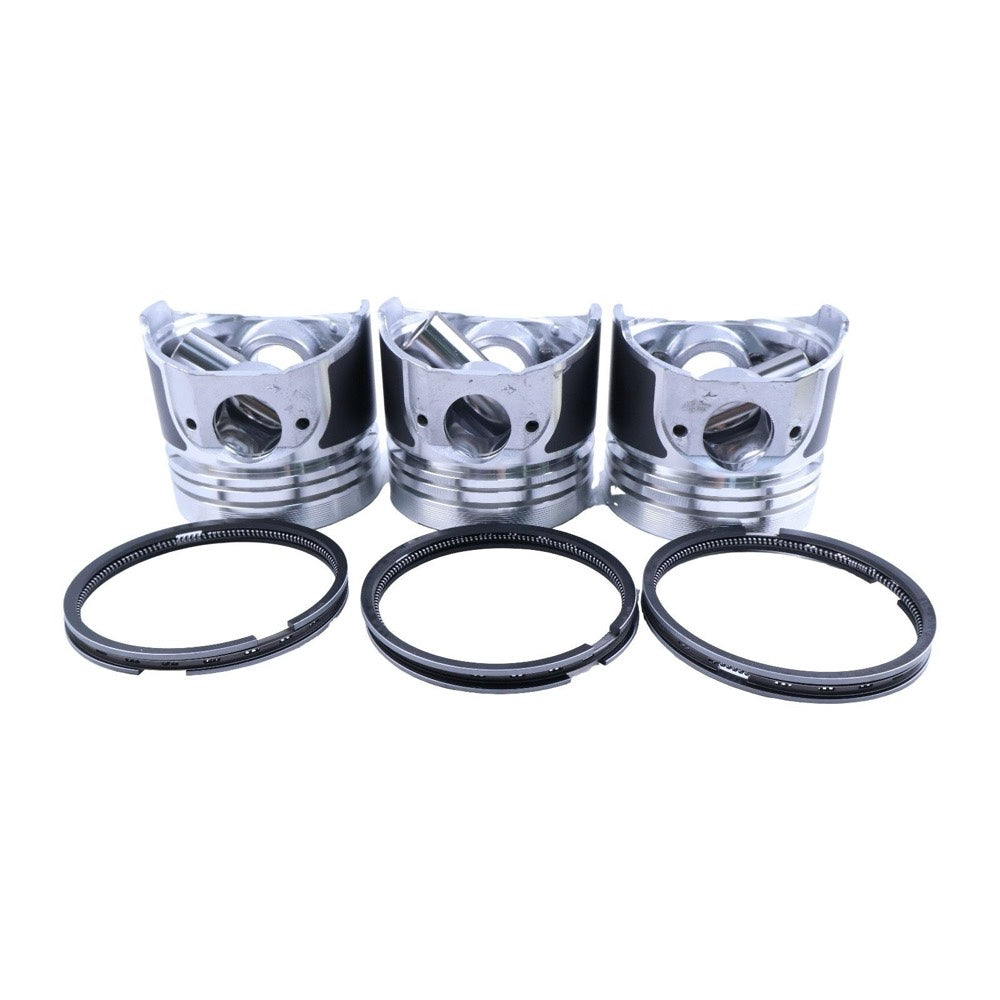 Piston & Piston Ring Set STD 76mm for use with Kubota D1005 Engine