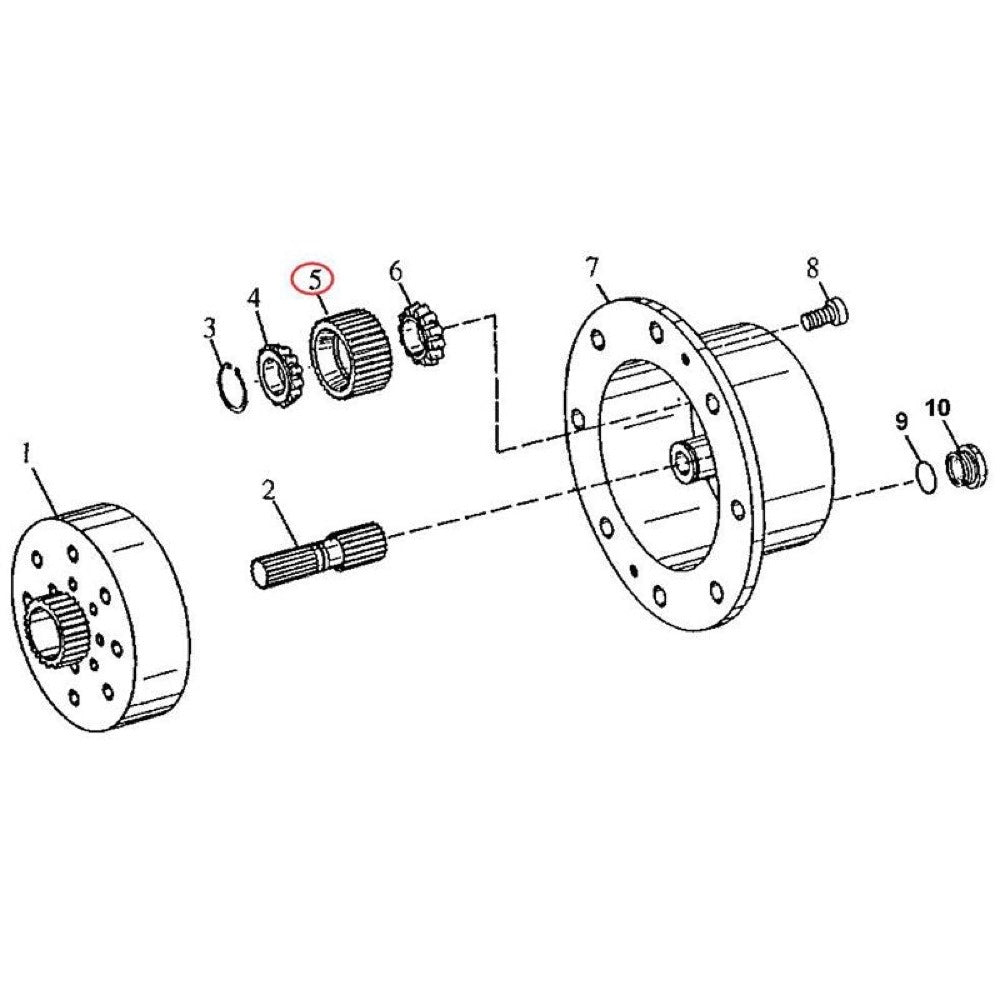 Planet Gear L100241 fits John Deere 3215 3220 3415 3420 3800 6010 6020 6110 6120 6200 6210 6220 6300 6310 6500 6603