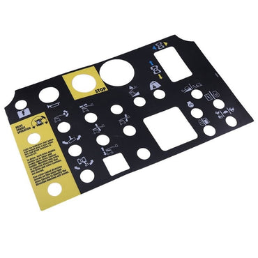 Platform Control Panel Decal 72095GT 72095 compatible with Genie Boom Lift Z-34/22 IC