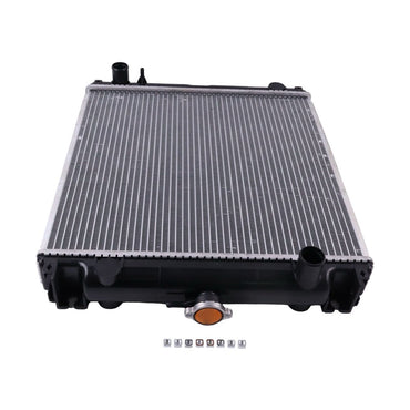 Radiator Assembly 129242-44500 fits Yanmar Engine 3TNV88-QTB 3TNV88-QTB1 3TNV88-QTB2