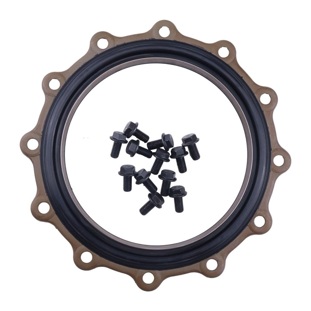 Rear Crankshaft Seal Kit 4089542 fits Cummins Engine ISM11 M11 QSM11 X15 ISM Hyundai Loader HL780-7A Excavator R450LC-7A R480LC-9 R500LC-7A R520LC-9