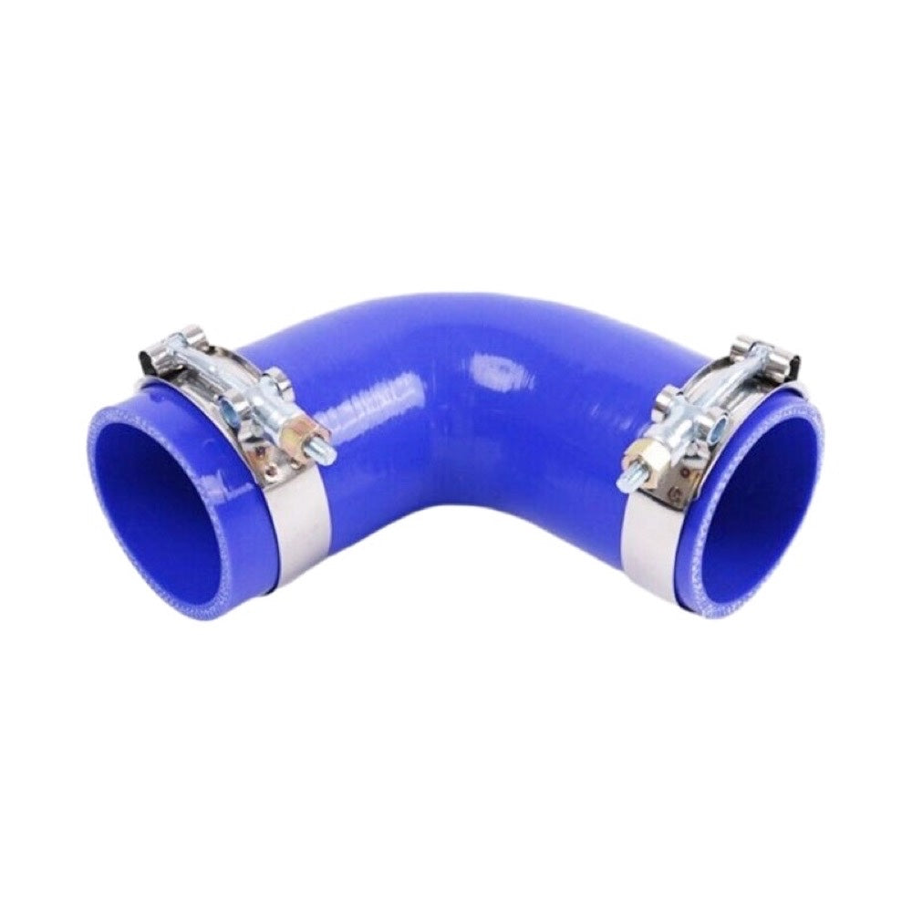 Silicone 90° Elbow Hose With Clamps F04-6006 compatible with Peterbilt 365 367 384 386 387 388 389 587 Kenworth T660 T680 T700 T880 T2000 W900 Truck