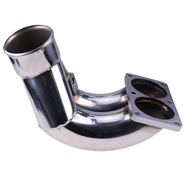 Stainless Steel 3.5" Raw Intake Elbow DGCM0718 fits 07.5-18 Dodge Cummins Engine 6.7 6.7L