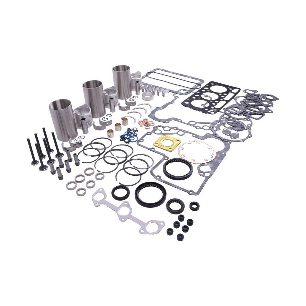 Standard Overhaul Rebuild Kit compatible with Kubota Engine D750 D750B D750-B Tractor B1200 B7100 B5100D-P B5200D B5200E B1702DT