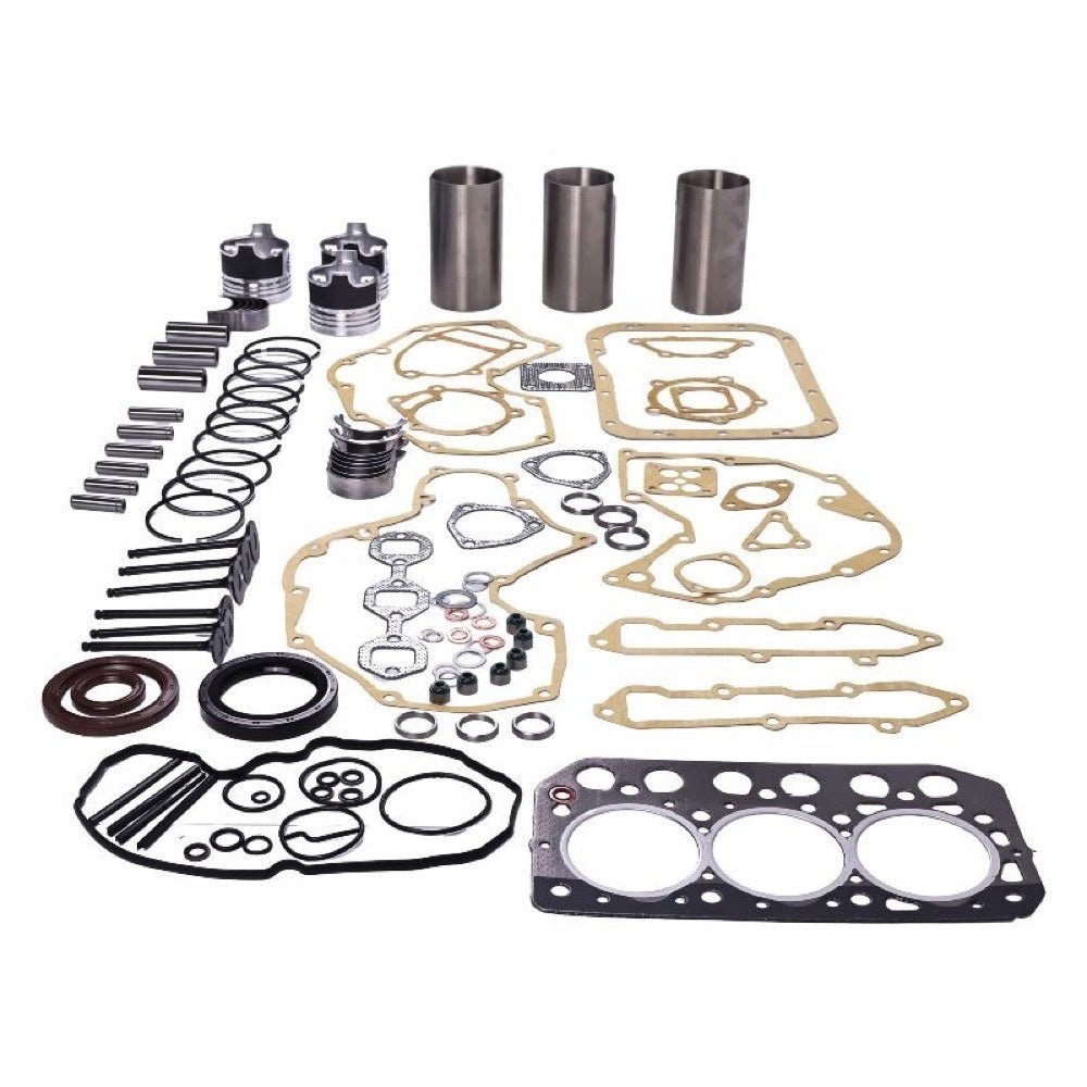 STD Overhaul Rebuild Kit fits Mitsubishi Engine S3L S3L2 Mahindra Tractor 2216 2015 2516 Max22 2615