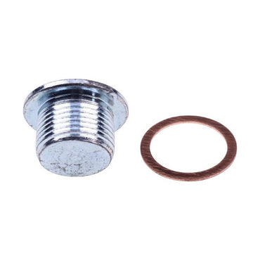 Threaded Plug With Sealing Washer 3282266 5528109 3287561 suitable for Cummins Engine QSB5.9 ISF3.8 QSF2.8 ISB4.5 B5.9 Hyundai Loader HL730-7A HL740-9 HL760-9