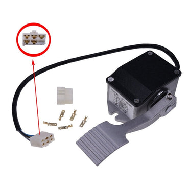 Throttle Foot Throttle Pedal EFP-005 0-5K EFP713-0502 Electric Accelerator compatible with EV Curtis