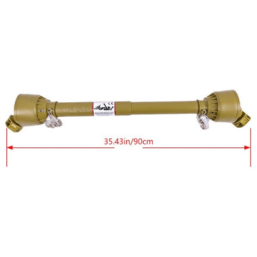 Tractor PTO Shaft Driveshaft for use with 1-3/8" x 6 Spline Both Ends 26.8"-35.4" Length Series 1