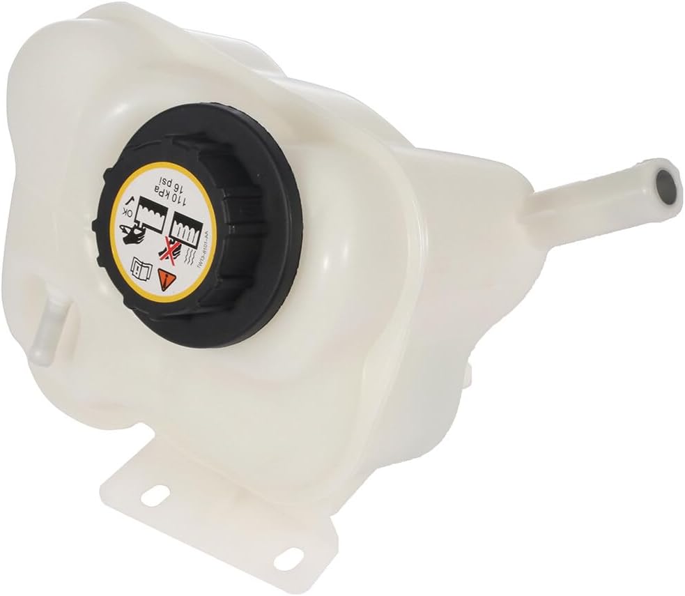 Coolant Radiator Reservoir Tank 21030881, 603-121 - Overflow Expansion Bottle with Cap & Sensor for Saturn