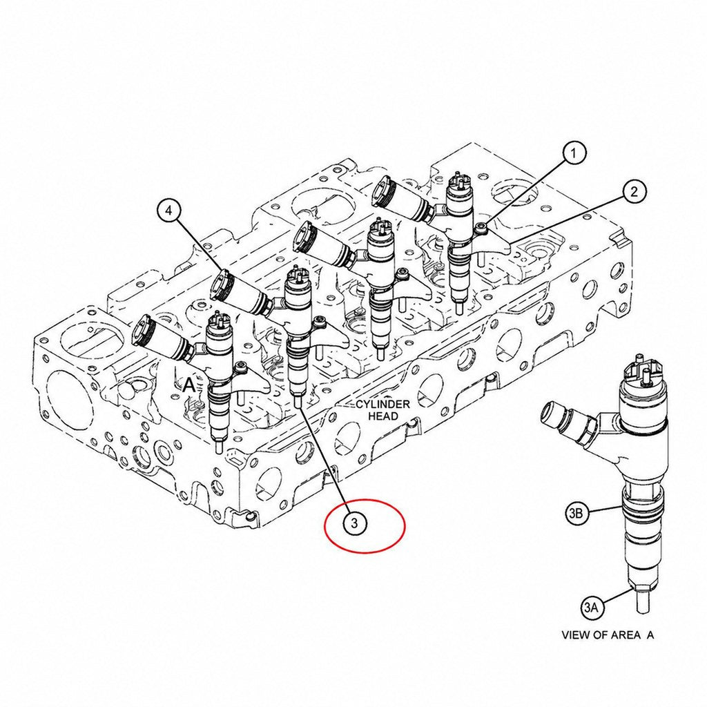 Common Rail Fuel Injector 449-3315 4493315 for CAT C4.4