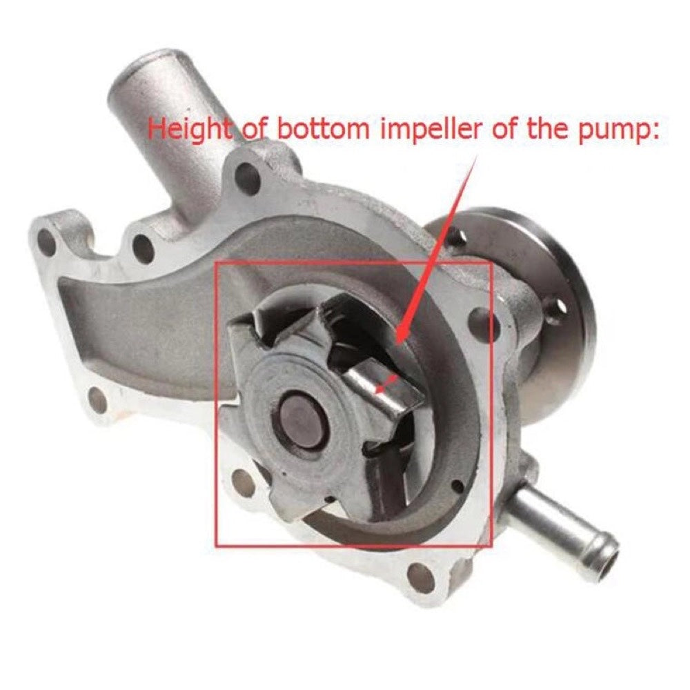 Water Pump 7509-10102 fits Kubota Engine D902 D722 Tractor M7-131P M7-151P M7-151S
