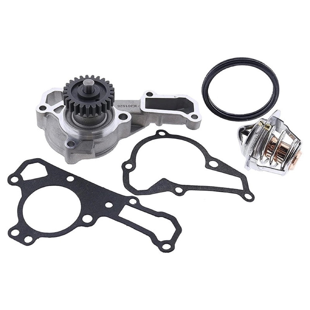 Water Pump AM134585 With Gaskets M139017 Thermostat AM109396 for use with John Deere 285 320 325 335 345 GX345 GX325 425 445 455 F725 F911 240 245 260 265
