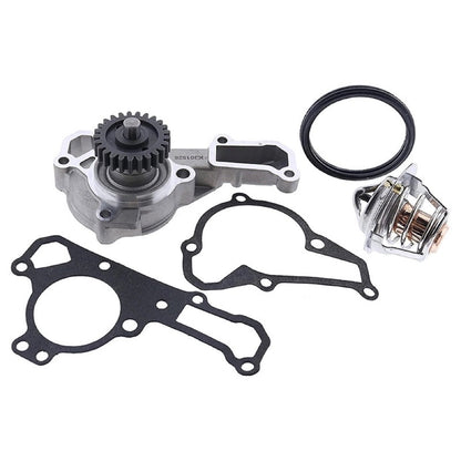 Water Pump AM134585 With Gaskets M139017 Thermostat AM109396 for use with John Deere 285 320 325 335 345 GX345 GX325 425 445 455 F725 F911 240 245 260 265