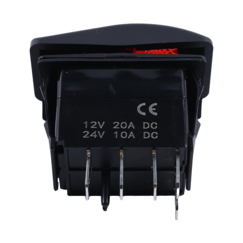 12V 20A 5 Pin Rocker Switch 308-1062 03081062 fits Onan Cummins Gasoline Genset