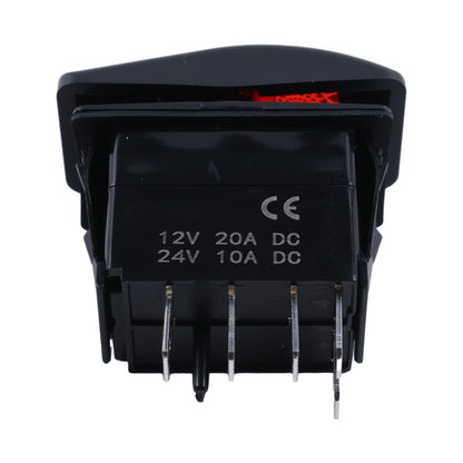 12V 20A 5 Pin Rocker Switch 308-1062 03081062 fits Onan Cummins Gasoline Genset