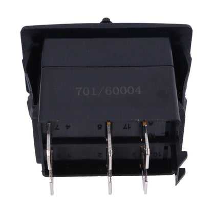 12V 6Pin Panel Switch 701/60004 fits JCB Loader 1400B 1550B 1600B 1700B 214 215 216 217 3C 3CX 3D 3DX 4C 4CN 4CX