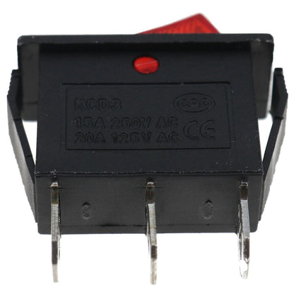 2pcs 120V Rocker Switch Lighted On Off 120927-24 fits Electric Fireplaces FMI Desa