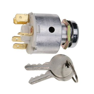 3 Position 5 Terminal Wire Ignition Starter Switch With 2 Keys 31973K4183 SPB501 551508G suitable for Car Motorcycle Boat Tractor Trailer Digger
