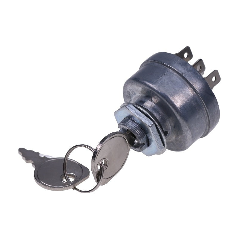 4 Position 7 Terminal Ignition Switch With 2 Keys 725-1717 925-1717 33-383 140301 532140301 fits MTD Cub Cadet White Outdoor Poulan Husqvarna Jonsered Tractor
