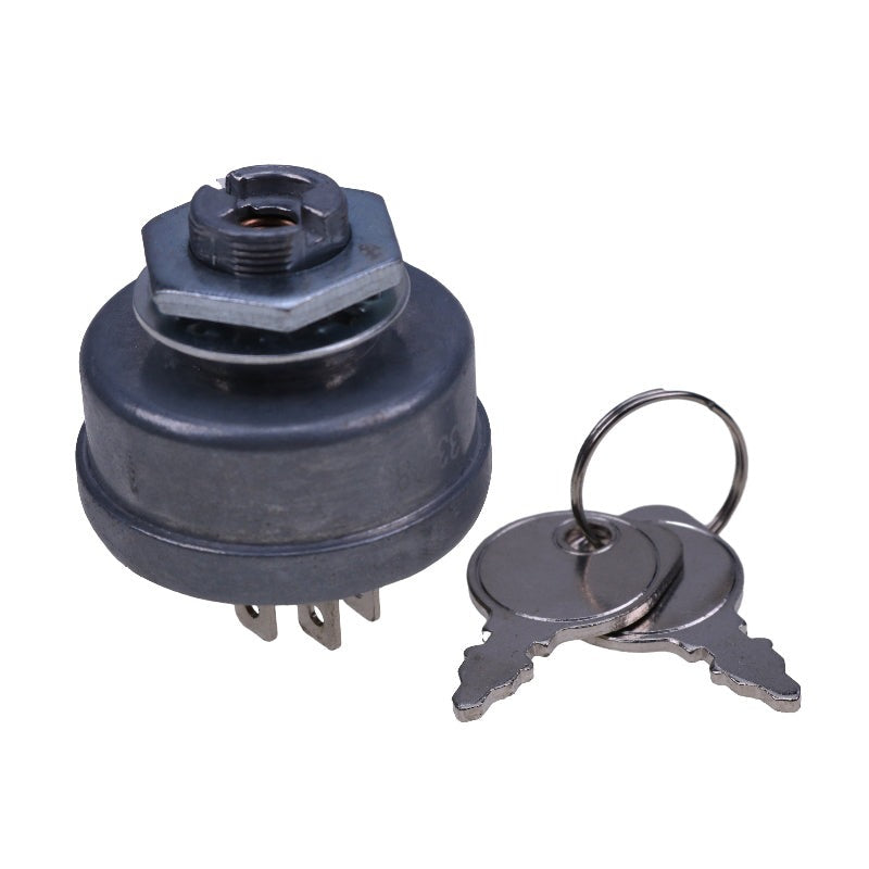 5 Terminal 3 Position Ignition Switch With 2 Keys 4406R 3510-772-003 23-0660 925-0267 compatible with Garden Tractor With Kohler K Engine