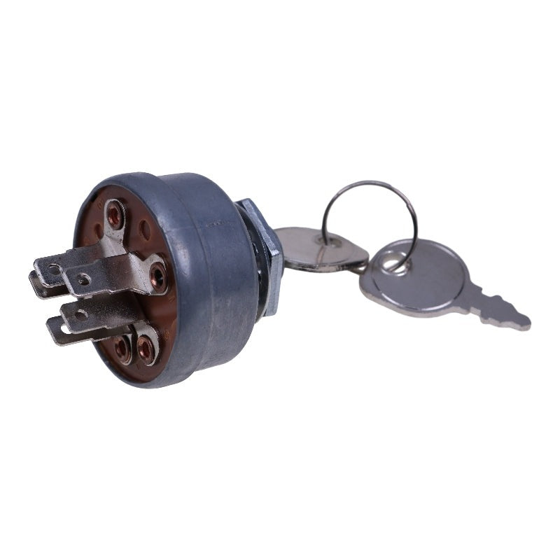 5 Terminal 3 Position Ignition Switch With 2 Keys 4406R 3510-772-003 23-0660 925-0267 compatible with Garden Tractor With Kohler K Engine