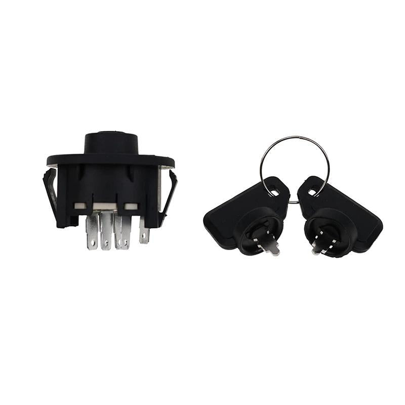 6 Terminal Ignition Switch With 2 Keys 110-6764 compatible with Toro Time Cutter Z4200 Z4220 Z5000 Z5020 Z5030 Z5040 Z5060 Z4200 Z4202 Z5035