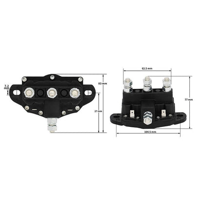 Buyers 12V Reversing Solenoid Switch 1306600 fits Dump Truck Tarp 6 Terminals Intermittent Duty Cycle