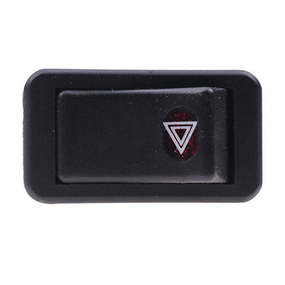Flasher Lamps Hazard Rocker Switch 122736A1 fits CASE 445CT 450CT 588H 580SL 586H 40XT 60XT 70XT 75XT 85XT 90XT New Holland U80C U80B U80 LV80 Loader