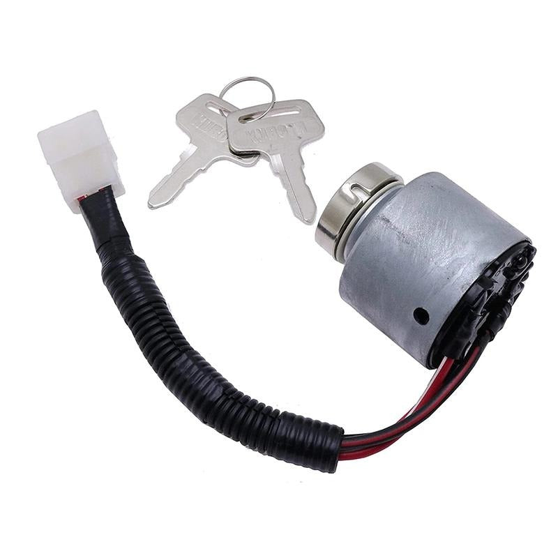 Ignition Starter Switch 66101-55200 fits Kubota Tractor Bx1500D Bx1830D Bx2200D Bx2230D