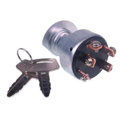 Ignition Starter Switch With 2 Keys 1E013-63590 183827 fits Hyundai 7-Series Skid Steer Loader HSL800-7 HSL850-7