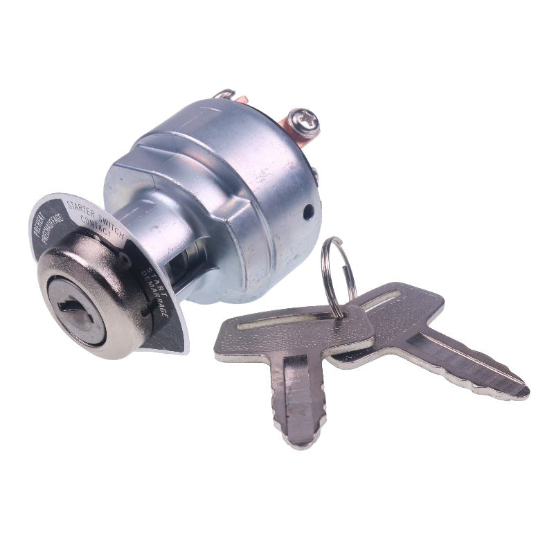 Ignition Starter Switch With 2 Keys 66706-55120 66704-55120 compatible with Kubota Engine D722 D905 D1005 D1105 D1302 D1703 V1305 V1505 V1903 V2203 V2403