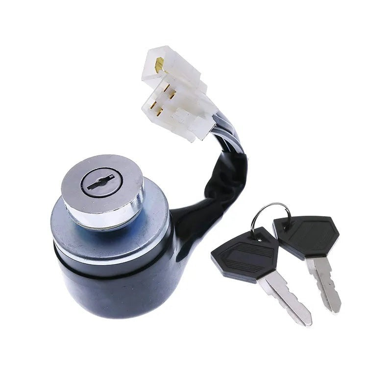 Ignition Switch 194215-52110 fits Yanmar Tractor FX20 FX24D FX28 FX32D FX42 Hyundai Skid Steer Loader HSL610 HSL810